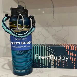 Frost Buddy Insulated Water Bottle - Blue and Black